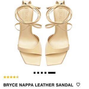SCHUTZ Nude Bryce Stiletto Heel Sandal